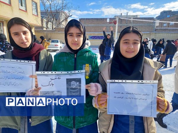 نمایش بصیرت در روز برفی