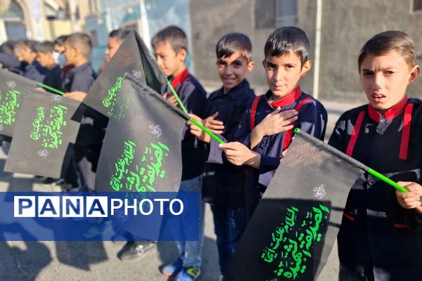 آیین عزاداری نو گلان فاطمی؛ از مسیر مدرسه میثاق تا مسجد امام حسن مجتبی (ع) فشافویه