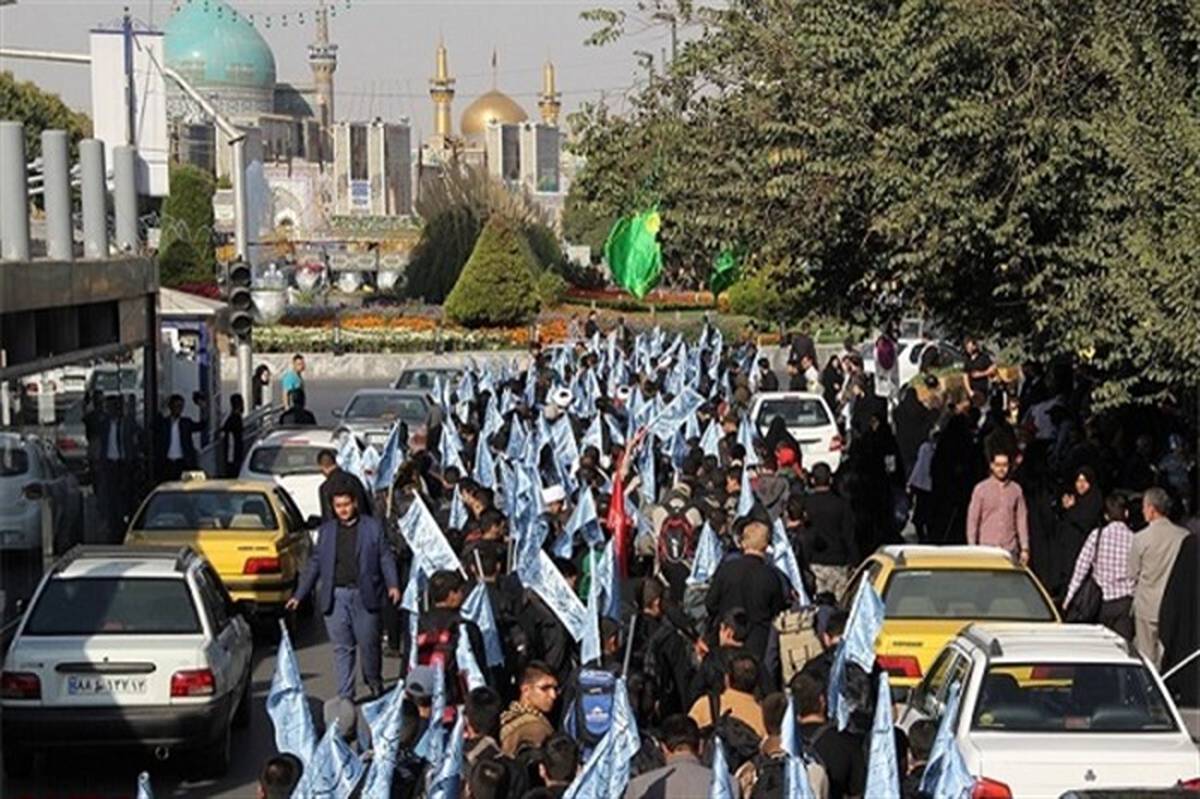 اعزام کاروان 600 نفره دانش آموزان استان جهت راهپیمایی اربعین حسینی به کربلای معلی