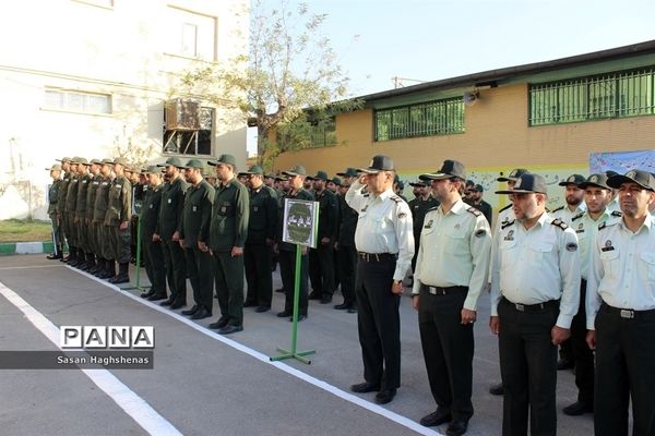 مراسم صبحگاه مشترک فرماندهی نیروی انتظامی شهرستان اسلامشهر