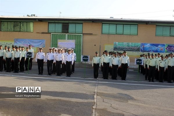 مراسم صبحگاه مشترک فرماندهی نیروی انتظامی شهرستان اسلامشهر