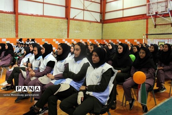 مراسم زنگ هفته بهداشت روان در دبیرستان شهید برون بری تبریز