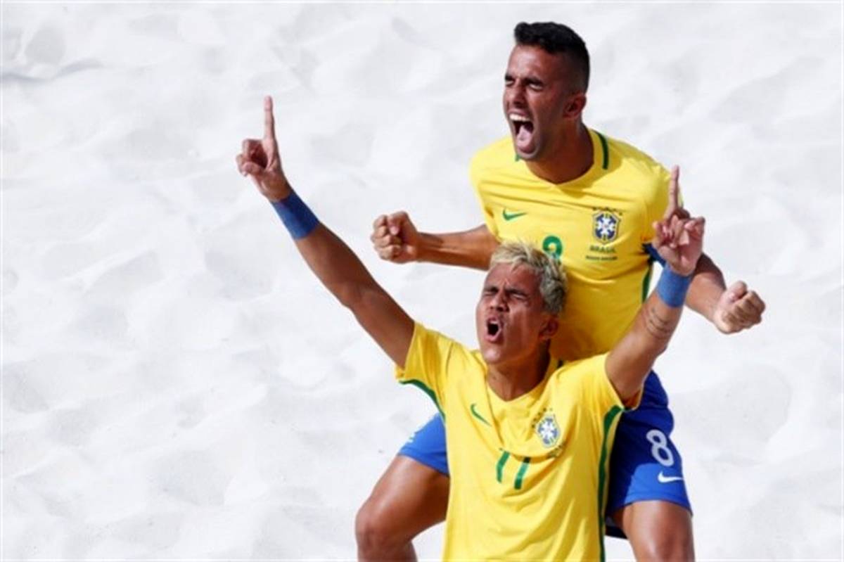 فوتبال ساحلی بازی‌های ساحلی قهرمانی جهان؛ برزیل مانور قدرت داد