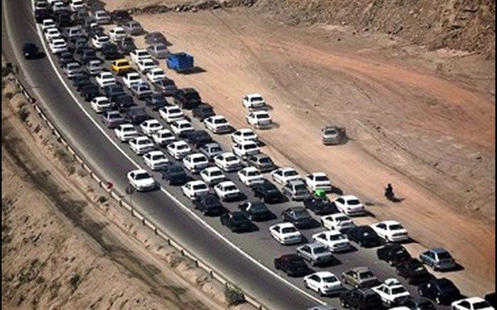 ترافیک سنگین در محورهای منتهی به مرزهای شلمچه، چذابه، مهران و خسروی