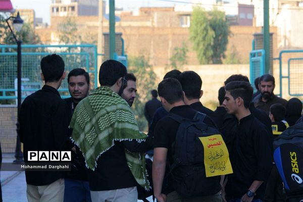 اعزام کاروان پیاده‌روی اربعین دانشجویی استان قم