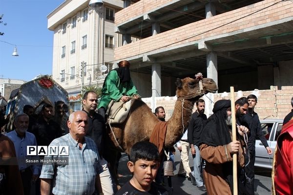 حرکت نمادین کاروان اسرای کربلای حسینی در اسلامشهر