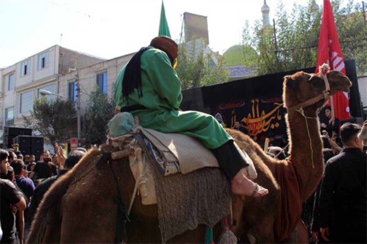 حرکت نمادین کاروان اسرای کربلا در شهرستان اسلامشهر