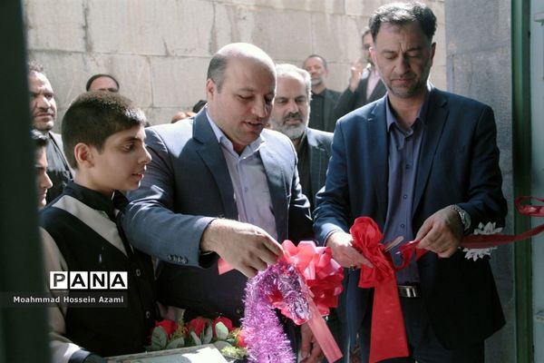 افتتاح دو خانه بازی و نشاط در مدرسه با حضور مدیرکل تربیت بدنی و فعالیت‌های ورزشی وزارت آموزش و پرورش
