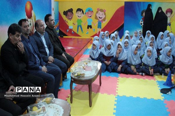 افتتاح دو خانه بازی و نشاط در مدرسه با حضور مدیرکل تربیت بدنی و فعالیت‌های ورزشی وزارت آموزش و پرورش