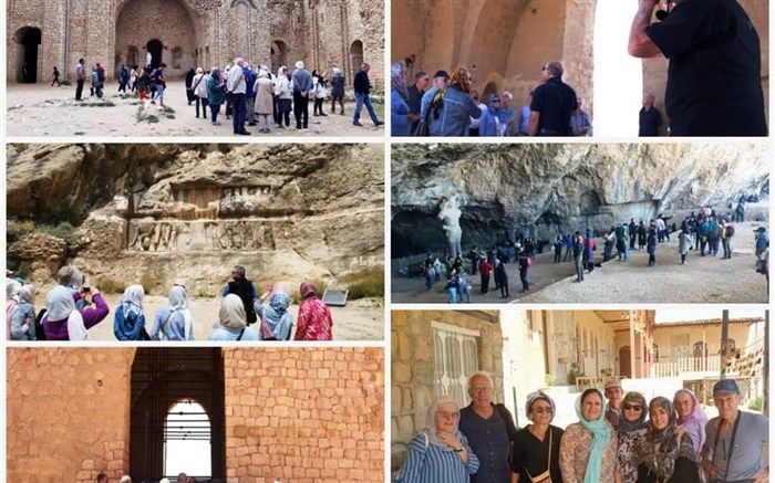 بازدید بیش از 43 هزار و 650 گردشگر داخلی و خارجی از منظر باستانی ساسانیان فارس