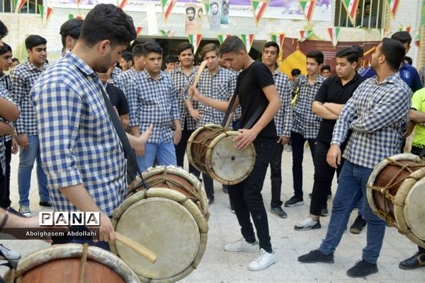 مراسم اربعین حسینی در دبیرستان دکتر علی شریعتی بوشهر