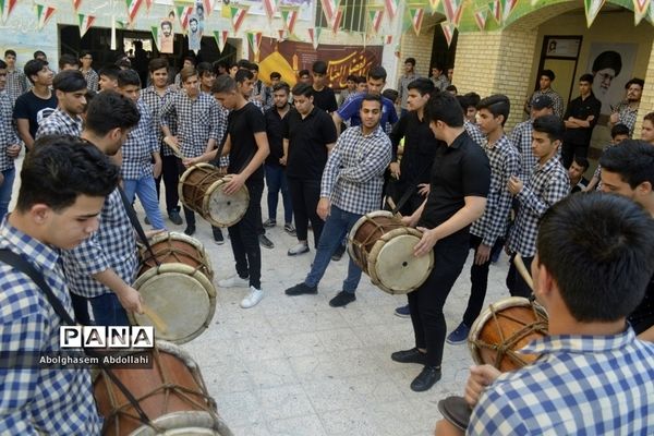 مراسم اربعین حسینی در دبیرستان دکتر علی شریعتی بوشهر