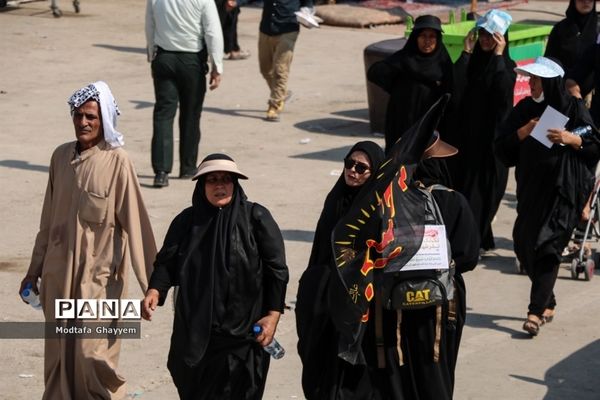 عبور زائران اربعین حسینی از مرز بین المللی شلمچه