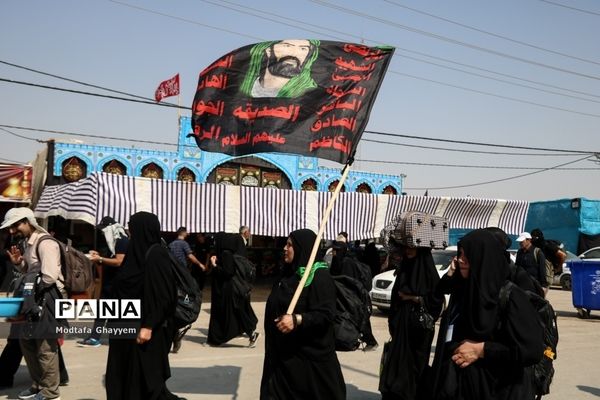 عبور زائران اربعین حسینی از مرز بین المللی شلمچه