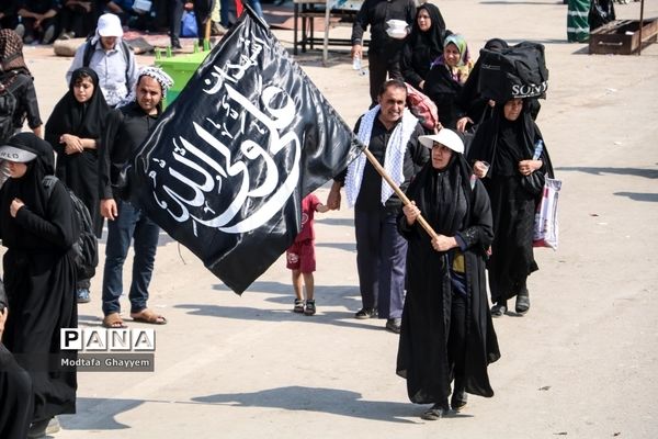 عبور زائران اربعین حسینی از مرز بین المللی شلمچه