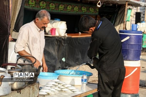 عبور زائران اربعین حسینی از مرز بین المللی شلمچه