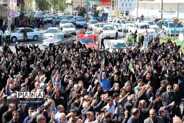 راهپیمایی عاشقان اربعین حسینی درشهر قدس