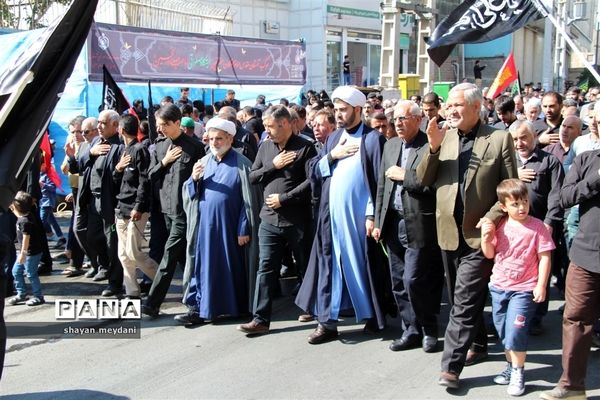 راهپیمایی عاشقان اربعین حسینی درشهر قدس