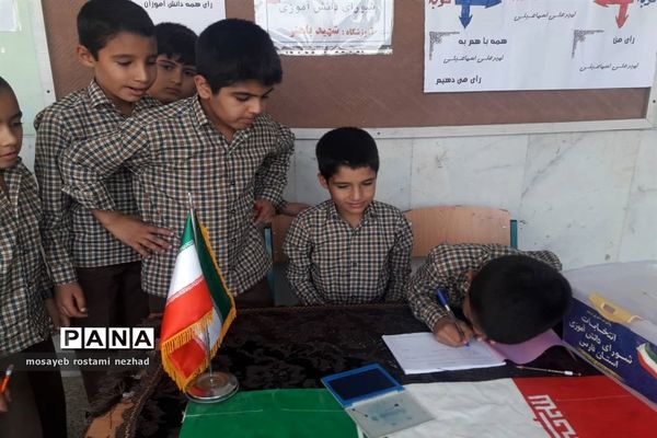 انتخابات شورای دانش‌آموزی در مدارس جویم