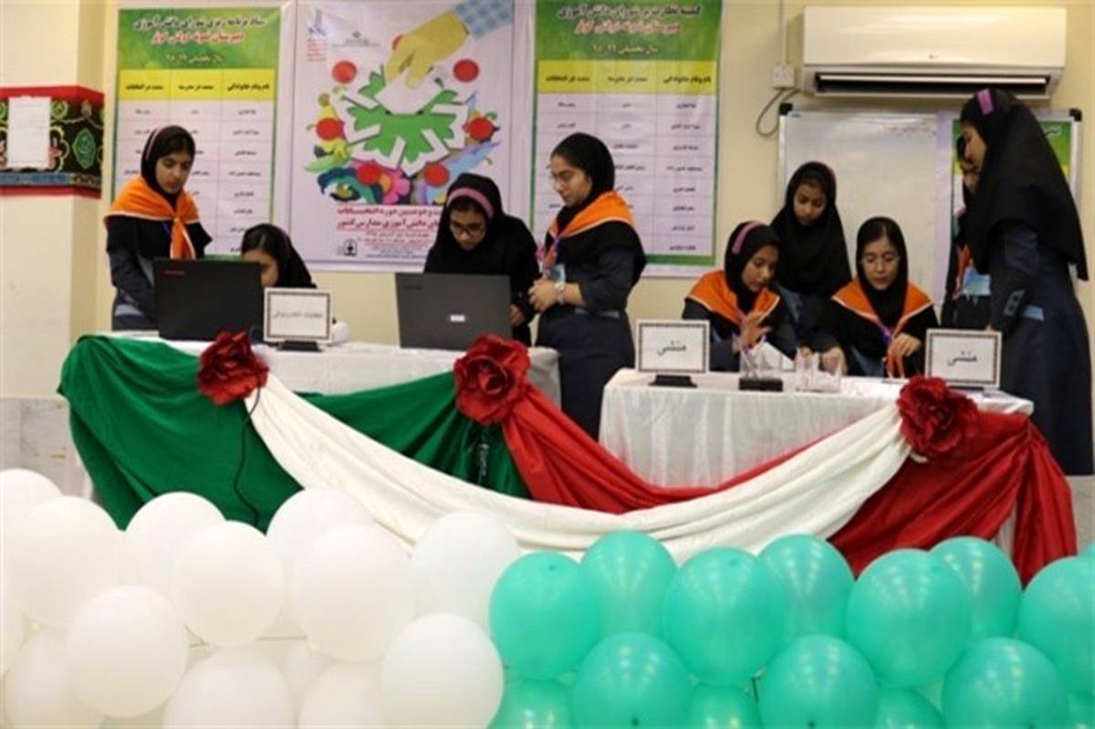 انتخابات شورای دانش آموزی در مدارس شهرستان جم برگزار شد