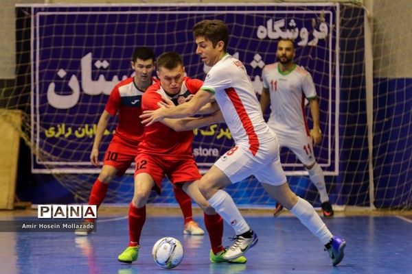 دیدار تیم‌های ایران و قرقیزستان از سری بازی‌های مرحله مقدماتی فوتسال آسیا