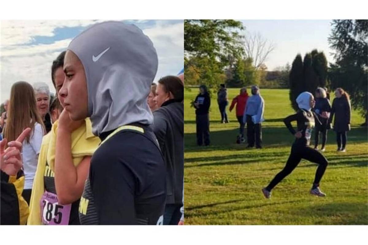 حذف نام دونده دبیرستانی از جدول برنده‌ها به دلیل داشتن «حجاب» + تصویر