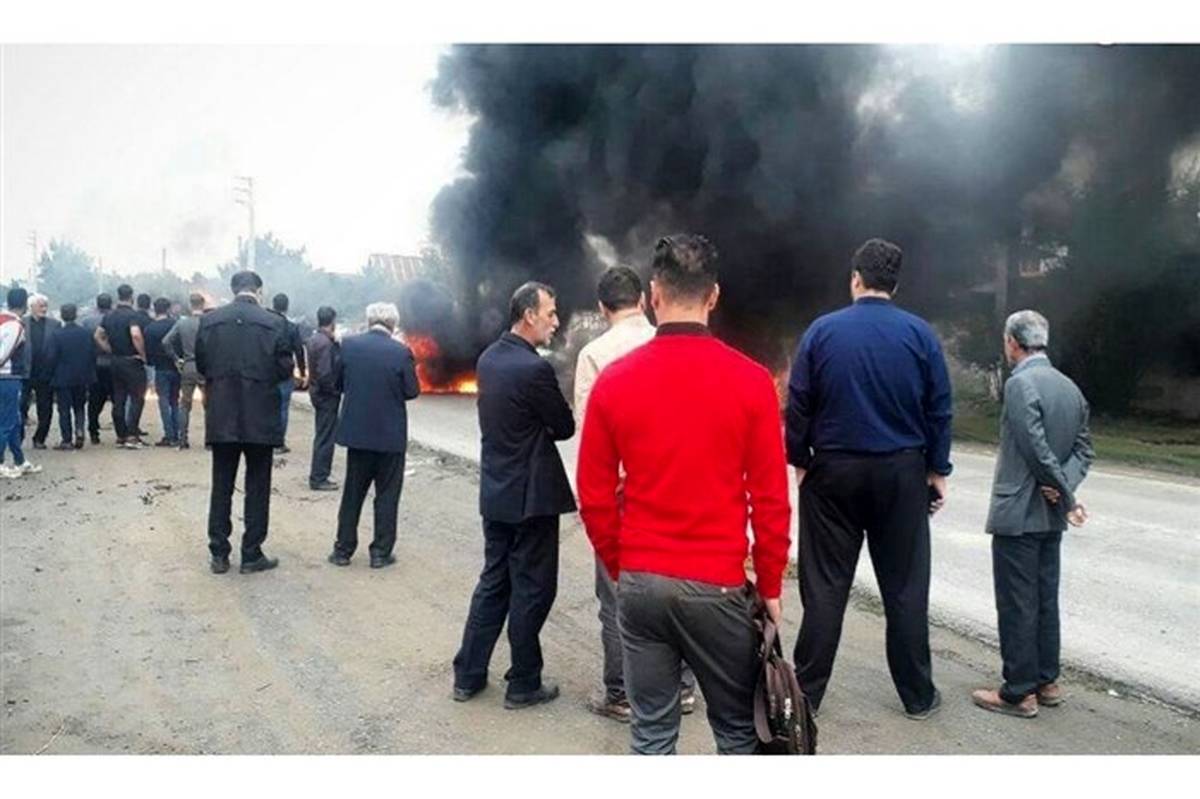 بازگشت آرامش به جاده بندپی غربی بابل