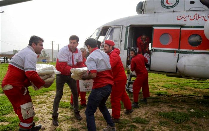 امدادرسانی به مردم ۱۲ استان در سیل و آب‌گرفتگی