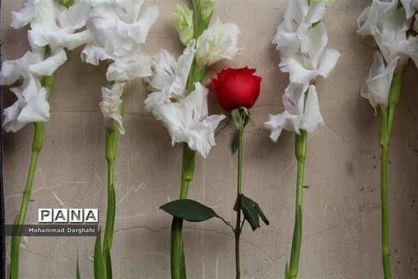 گردهمایی پایان ماه صفر بسیجیان دانش‌آموز در منزل امام خمینی  (ره)