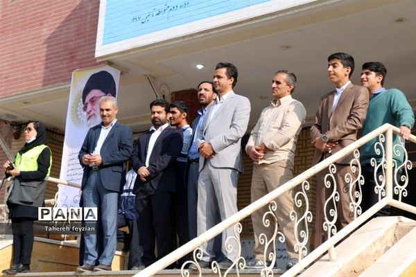 مراسم گرامیداشت هفته پدافند غیر عامل و اجرای مانور اطفاء حریق و خروج اضطراری