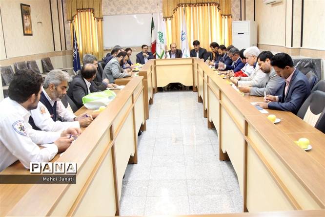 جلسه کارگروه برگزاری مانور زلزله استان قم