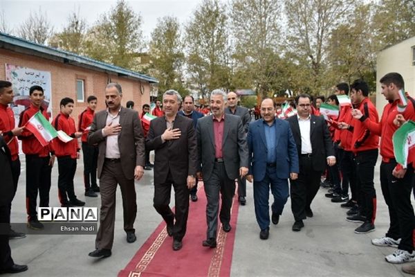 آیین افتتاح همزمان سالن‌های ورزشی و استخرهای دانش‌آموزی سراسر کشور