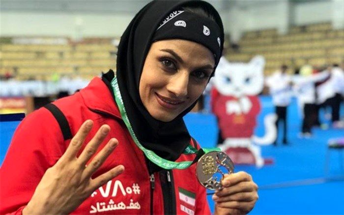ووشو قهرمانی جهان؛ مریم هاشمی به مدال طلا رسید