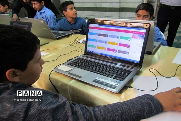 برگزاری انتخابات الکترونیکی شورای دانش‌آموزی در مدارس نی ریز