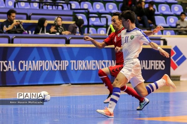 دیدار تیم‌های ازبکستان و افغانستان از سری بازی‌های مرحله مقدماتی فوتسال آسیا