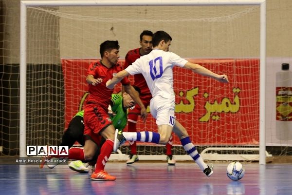 دیدار تیم‌های ازبکستان و افغانستان از سری بازی‌های مرحله مقدماتی فوتسال آسیا