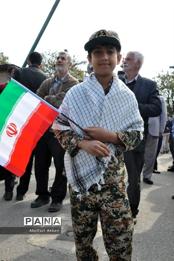 راهپیمایی روز 13 آبان در مرکز مازندران