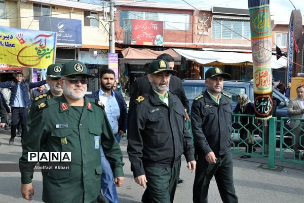 راهپیمایی روز 13 آبان در مرکز مازندران