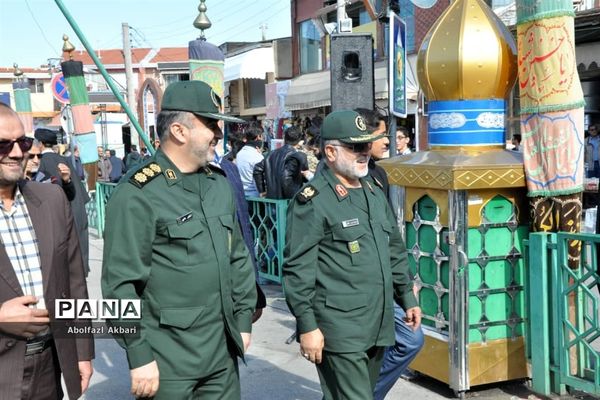 راهپیمایی روز 13 آبان در مرکز مازندران