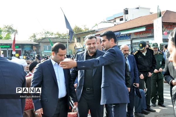 راهپیمایی روز 13 آبان در مرکز مازندران