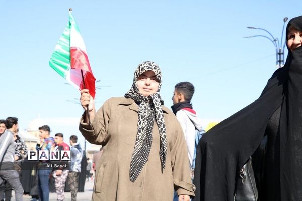 راهپیمایی ١٣ آبان در همدان