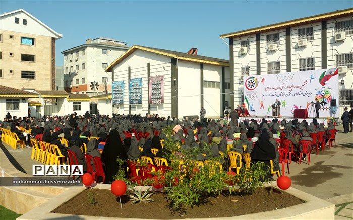 برگزاری ششمین دوره المپیاد ورزشی درون مدرسه ای در دبیرستان فرزانگان ناحیه یک رشت