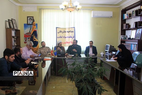 نشست مطبوعاتی فرمانده سپاه امامت تبریز
