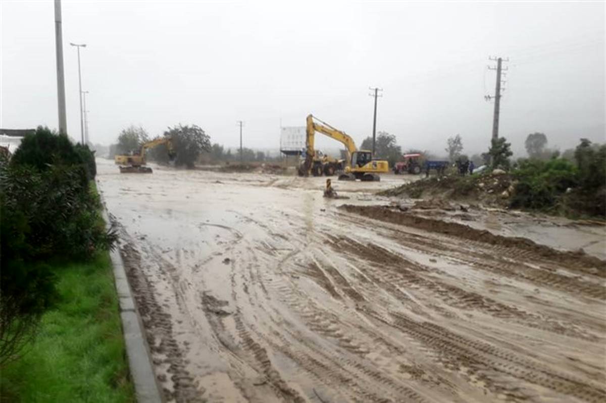 خسارت 60 میلیارد ریالی باران به راه‌های شرق مازندران