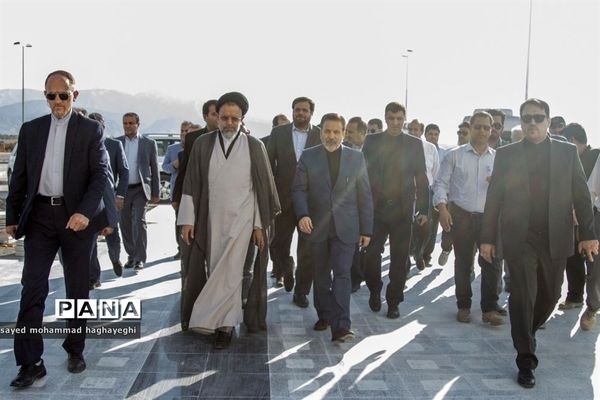 سفر رئیس دفتر رئیس جمهور و وزیر اطلاعات به لامرد فارس