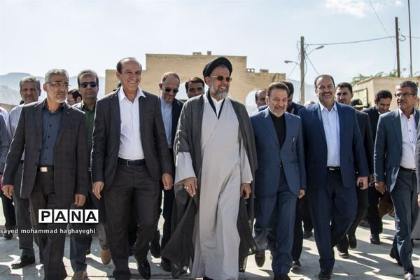 سفر رئیس دفتر رئیس جمهور و وزیر اطلاعات به لامرد فارس