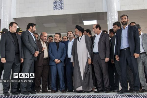 سفر رئیس دفتر رئیس جمهور و وزیر اطلاعات به لامرد فارس