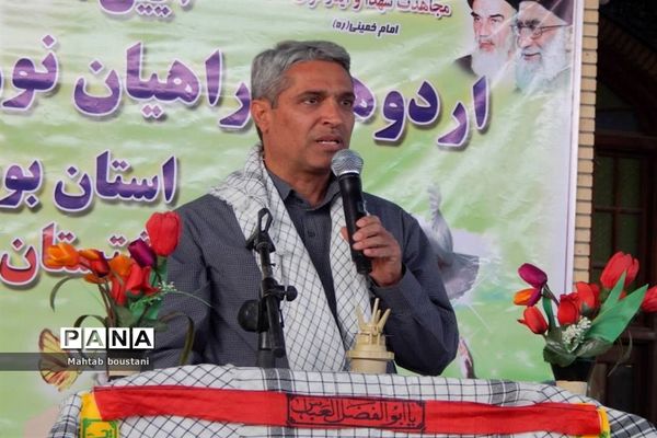 افتتاحیه اردوهای راهیان نور دانش‌آموزی استان بوشهر