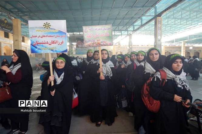 افتتاحیه اردوهای راهیان نور دانش‌آموزی استان بوشهر