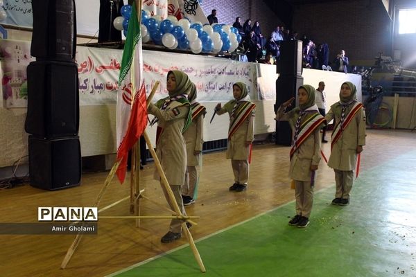 مانور تشکیلاتی 1200 نفره گام دوم انقلاب سازمان دانش‌آموزی  شهرستان‌های تهران در پاکدشت